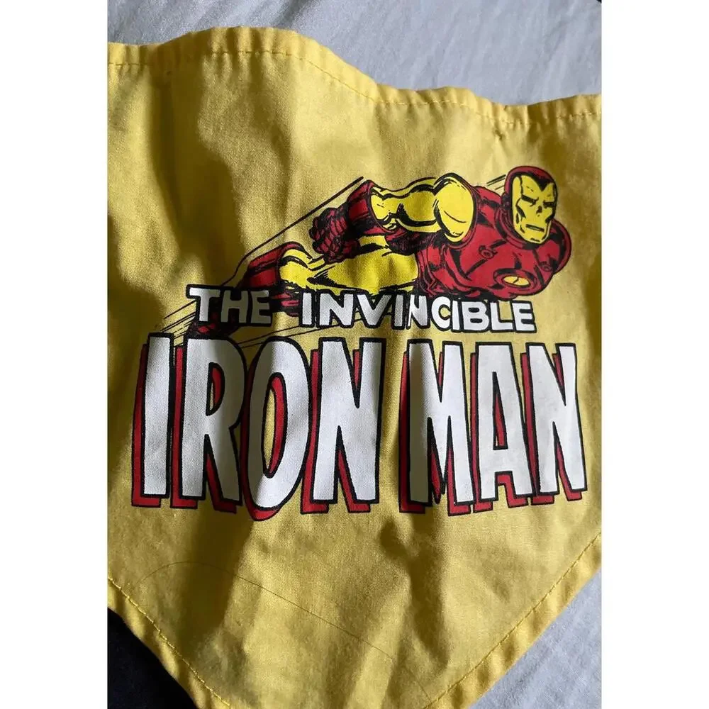 Iron Man tony stark marvel universe mcu pet dog cat clothes bandana collar dogs